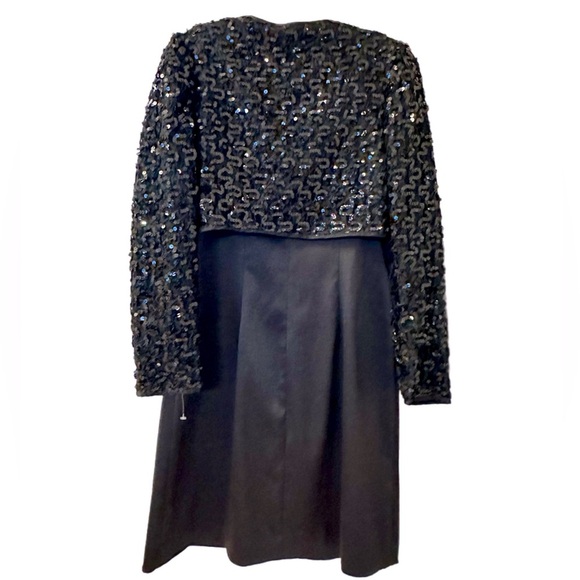 Women’s Spense Black 2 Piece Sequin Dress - Size 10 - NWT - Picture 5 of 8